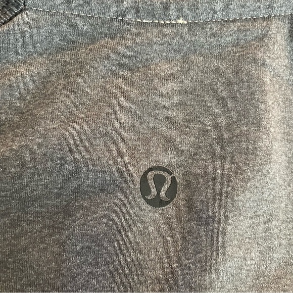 Lululemon Training Jacket Heathered Dark Slate Heathered Mojave Tan 20244 - Picture 8 of 10